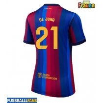 Barcelona Frenkie de Jong #21 Heimtrikot Frauen 2026-27 Kurzarm